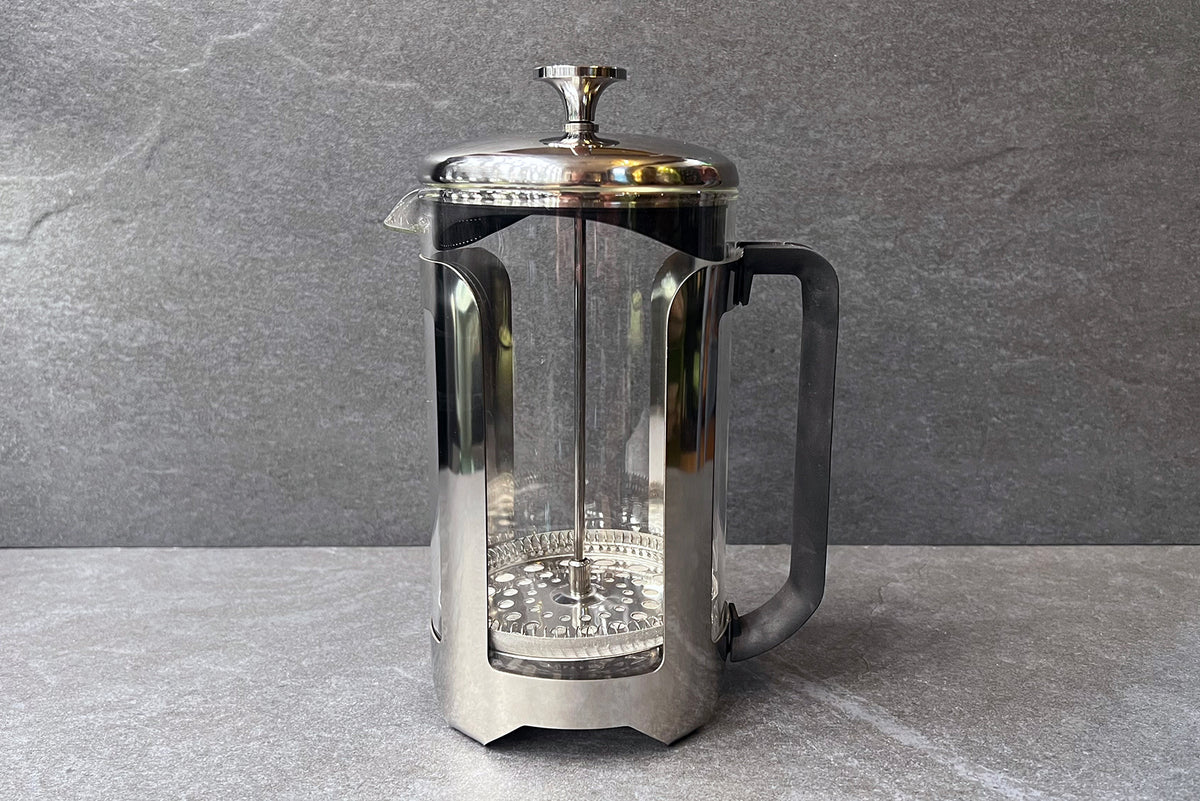 New Roma 12 Cup Chrome Cafetiere