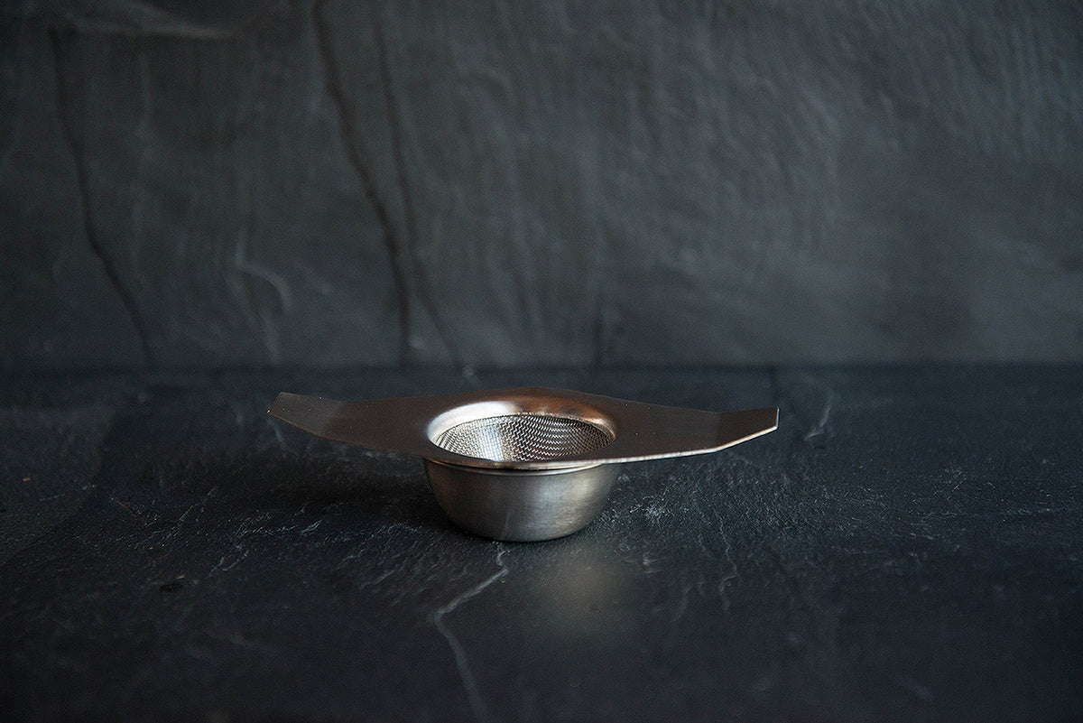 Lace Winged Tea Strainer and Drip Tray