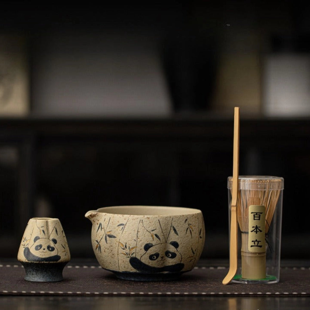 Panda Garden Matcha Tea Set