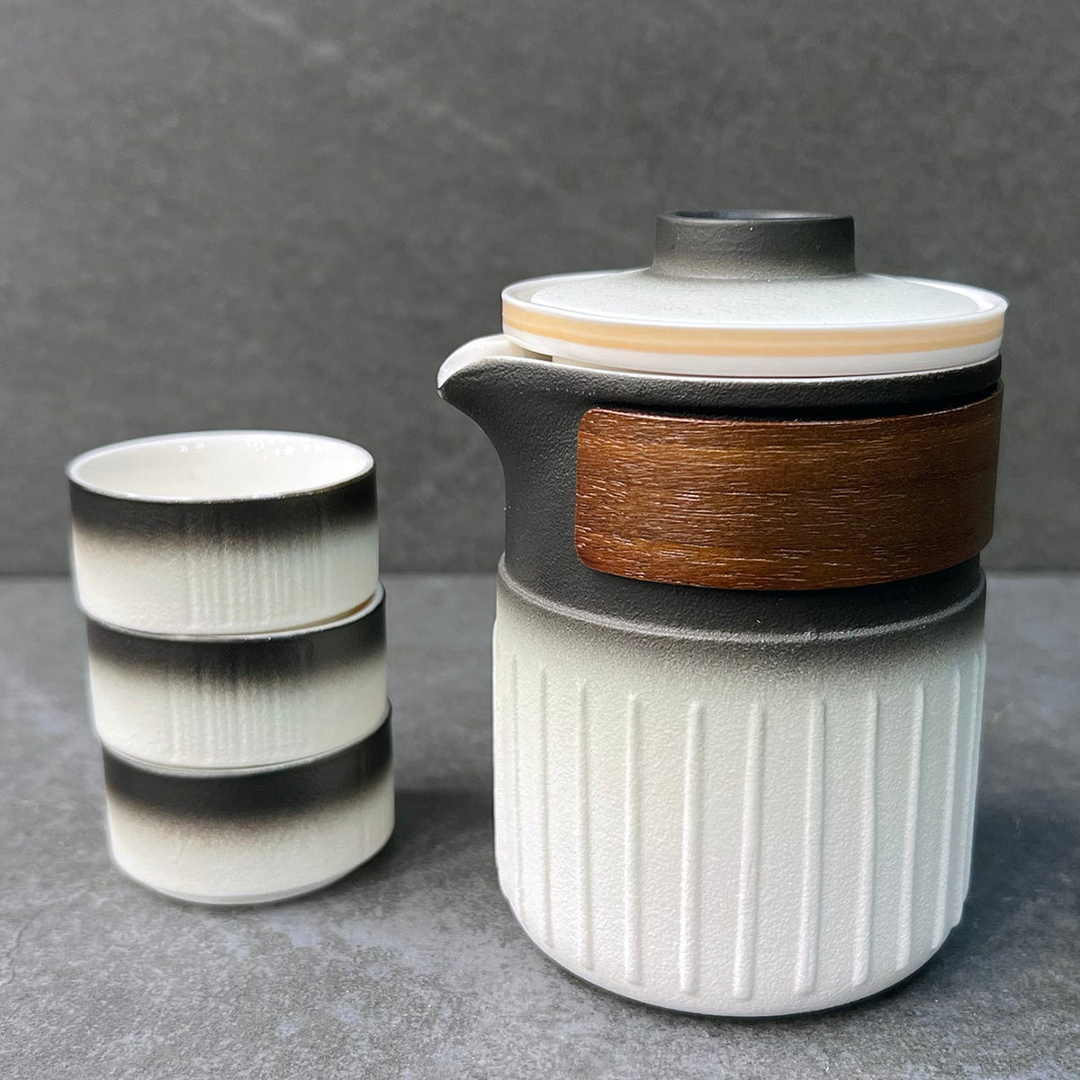 3 Friends Gong Fu Tea Set with Travel Case