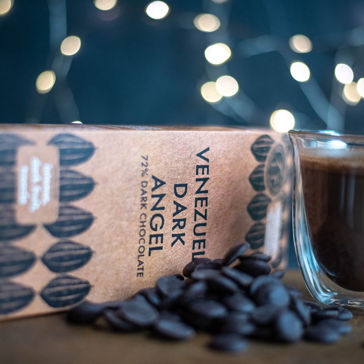 Venezuela Dark Angel Chocolate Buttons 72%