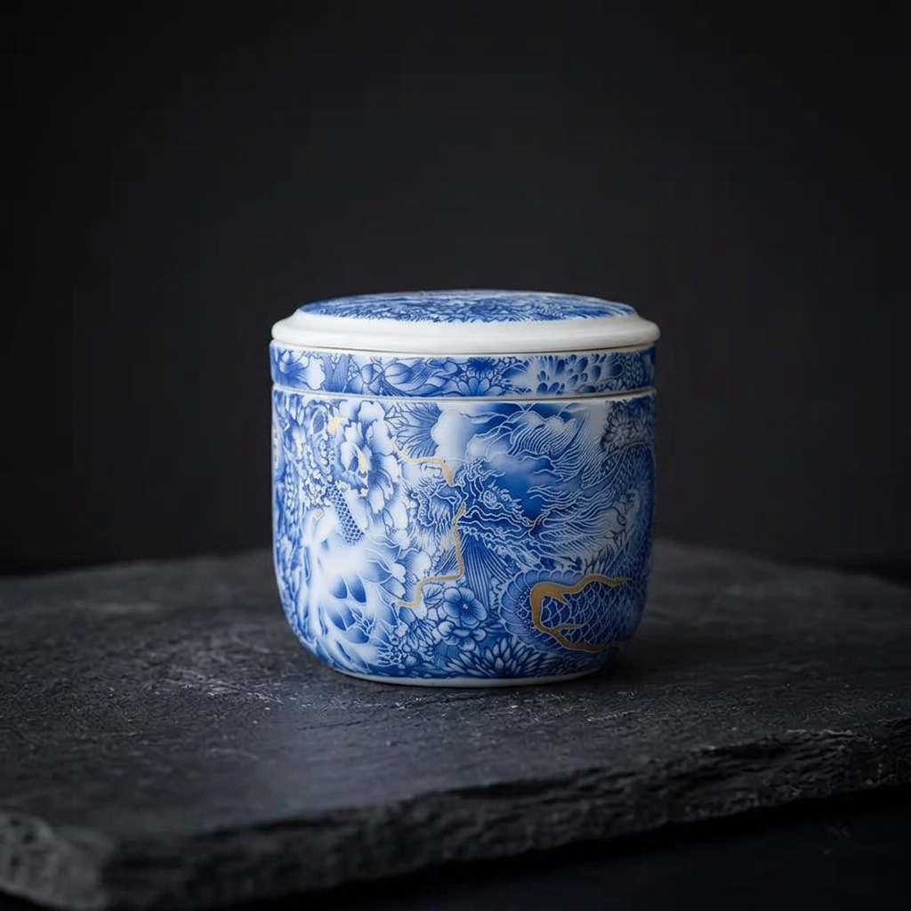Blue Dragon Traveller's Tea Set