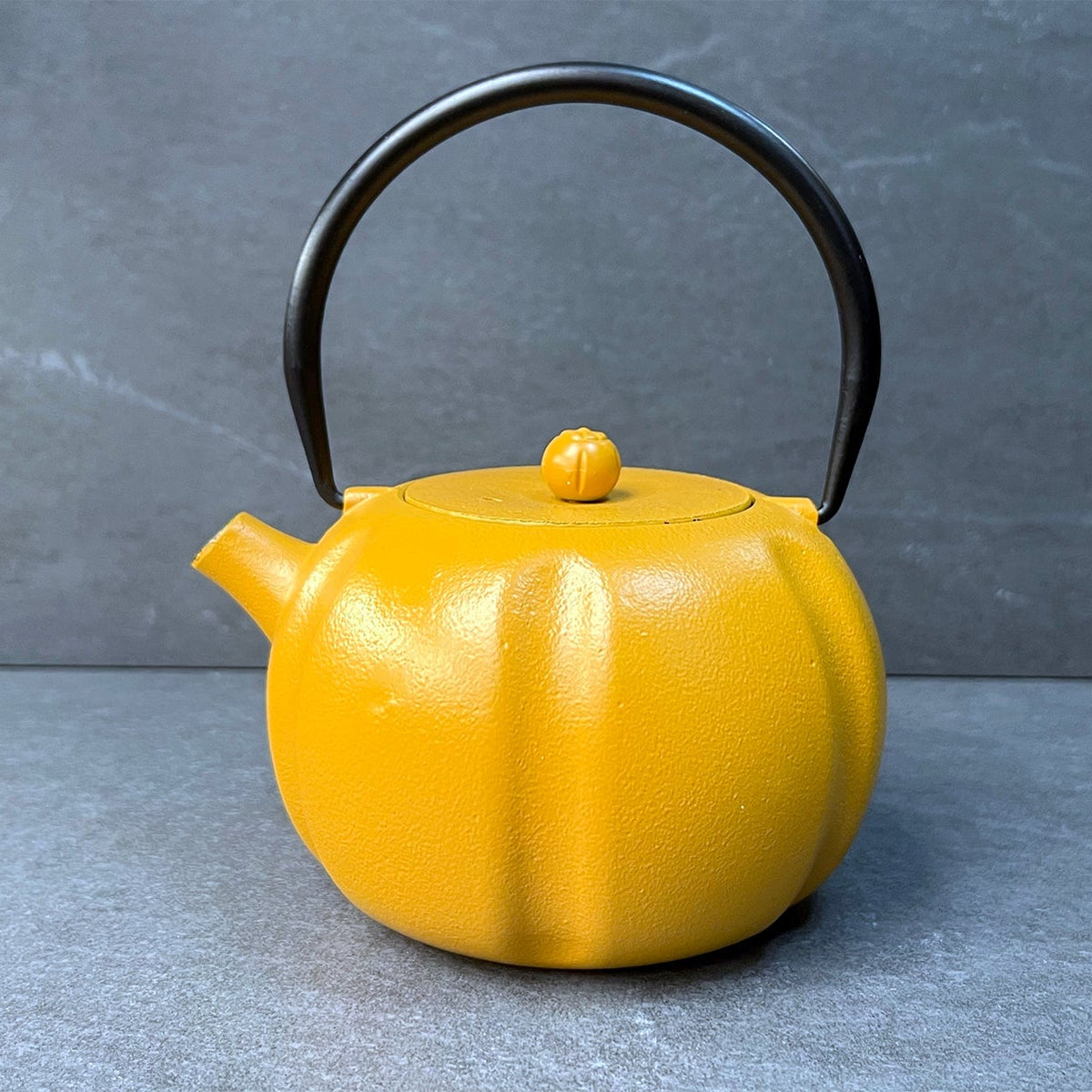 Kaiwen Mustard Yellow Cast Iron Teapot