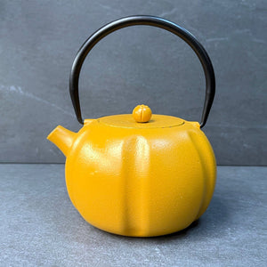 Kaiwen Mustard Yellow Cast Iron Teapot