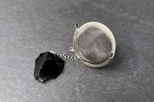 Obsidian Gemstone Tea Infuser Ball