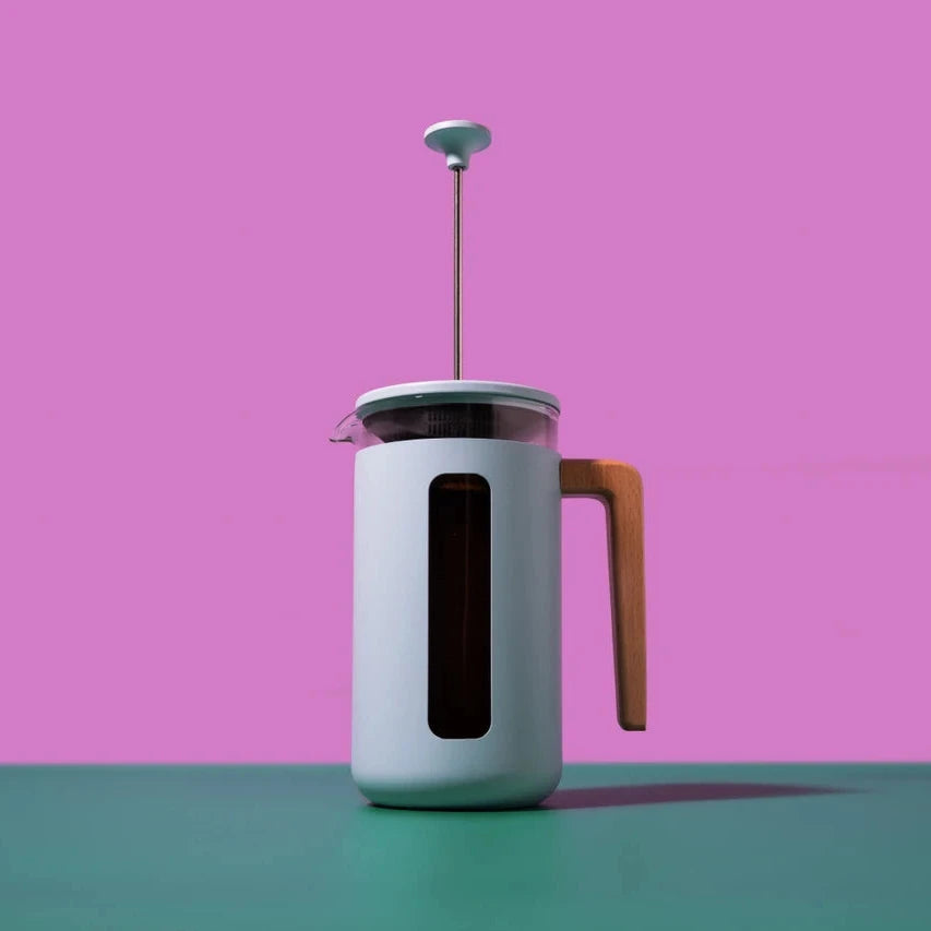New Pisa 8 Cup Sky Blue Cafetiere