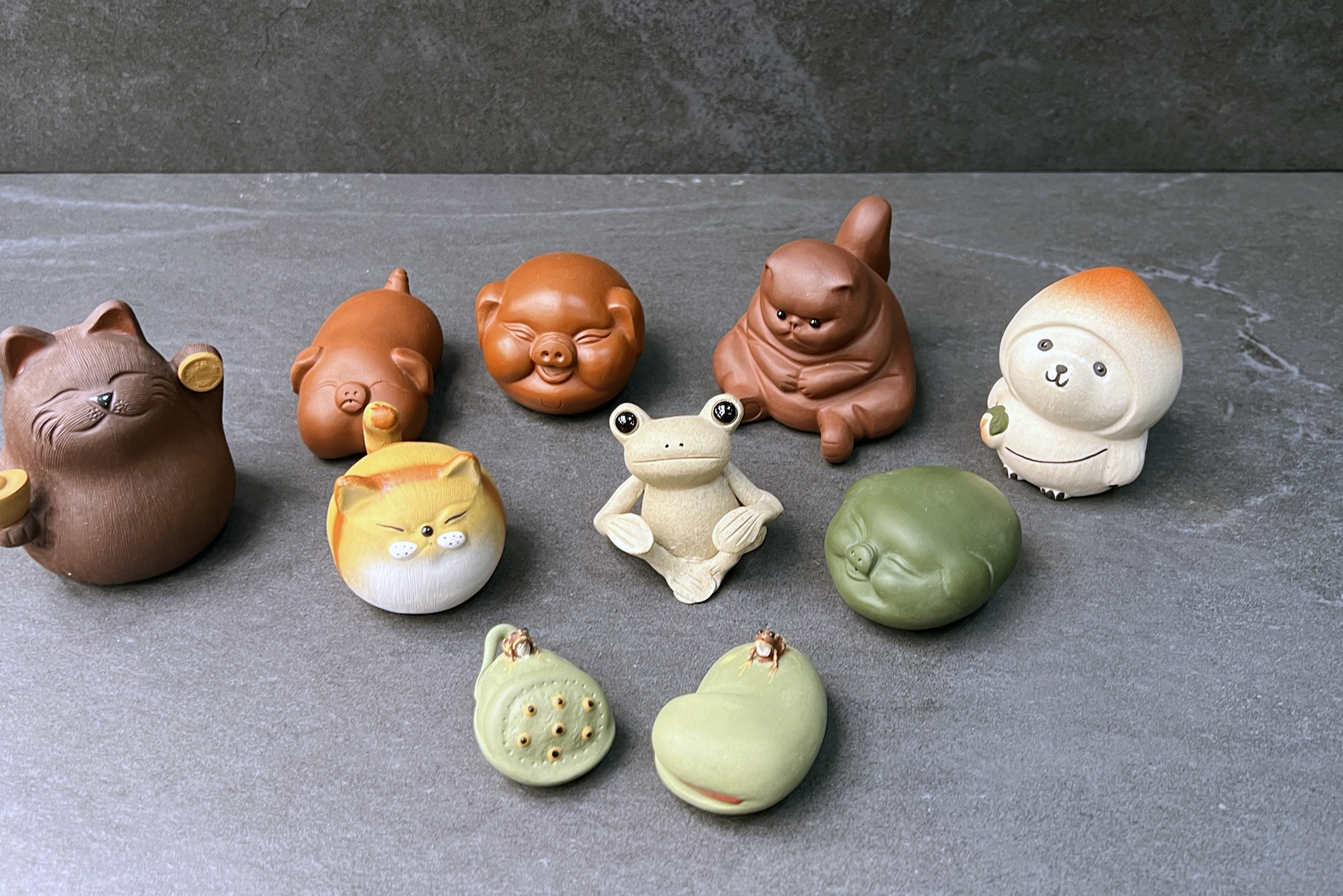 Traditional Yixing Clay Tea Pets (Not Pots!)