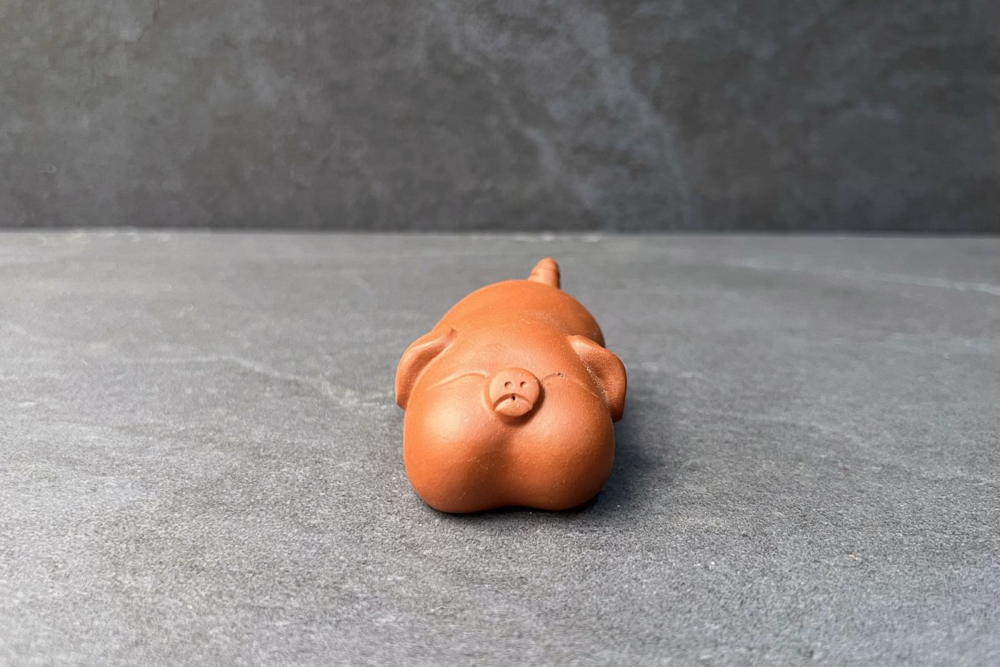 Brown Pig Tea Pet