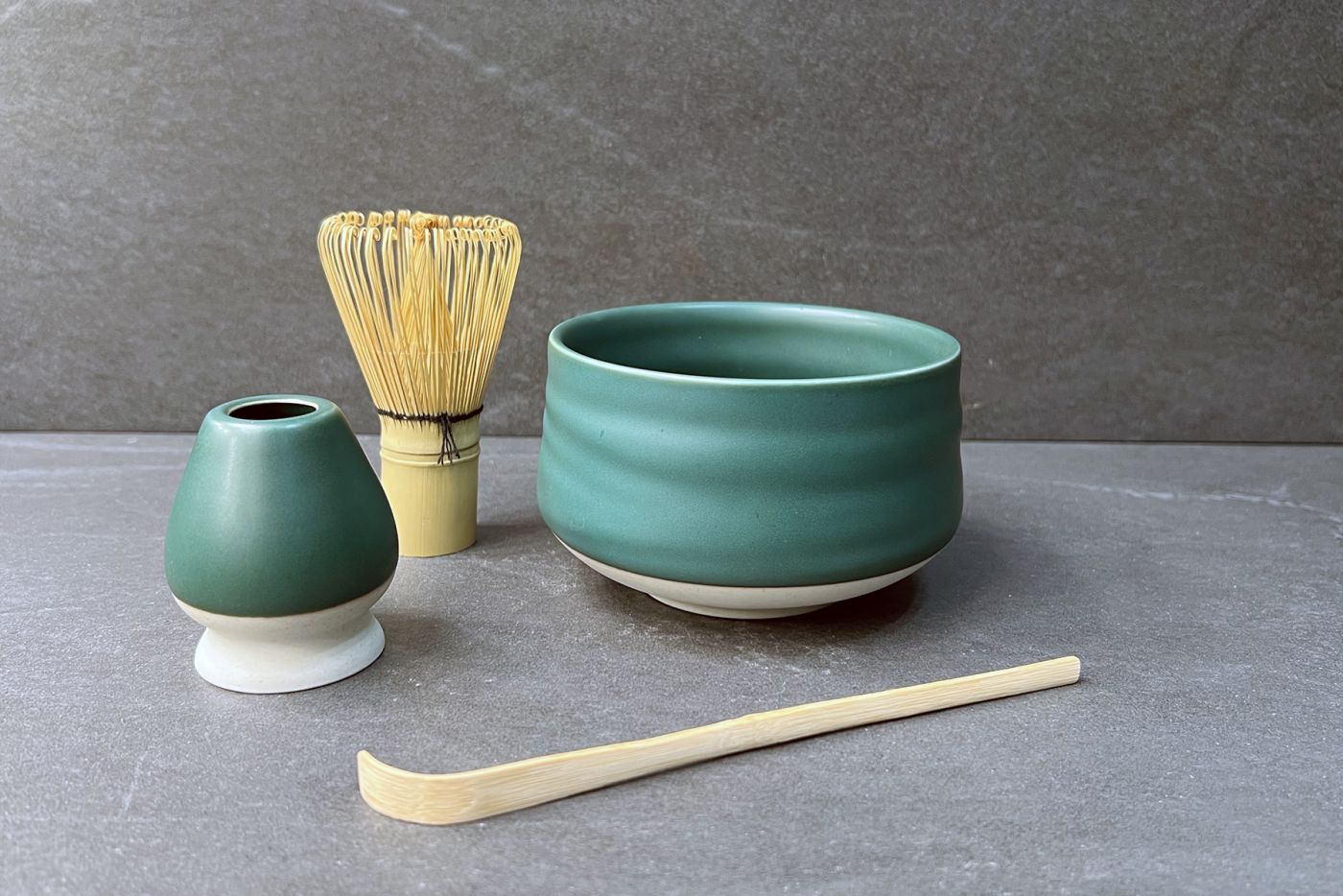 Pine Green Matcha Tea Set