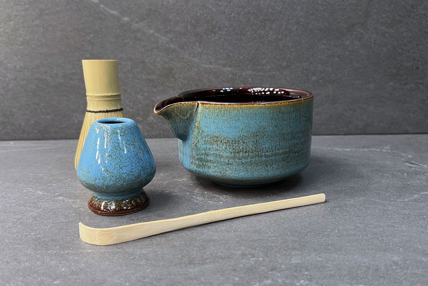 Lake Blue Matcha Tea Set