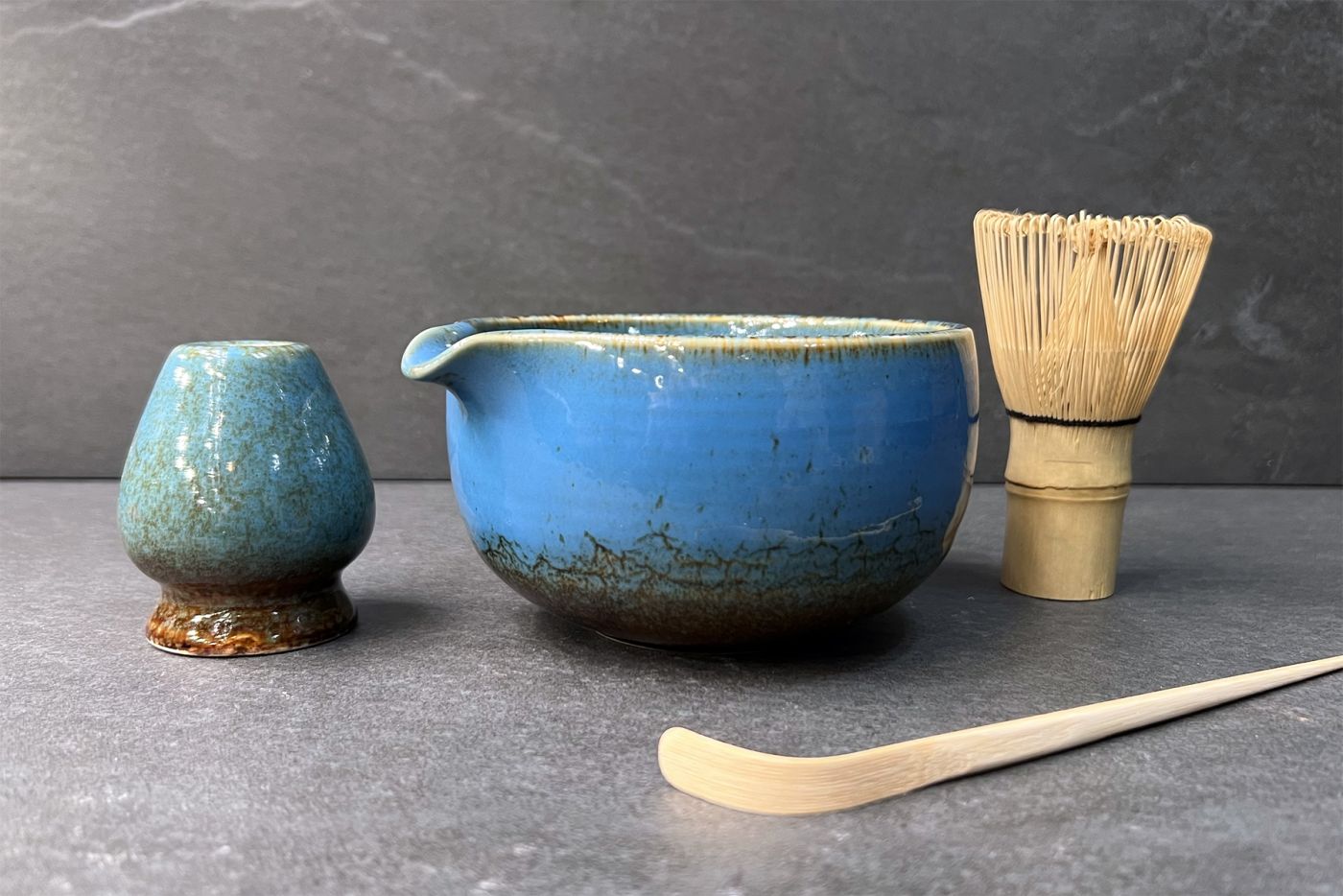 Blue Oxide Matcha Tea Set