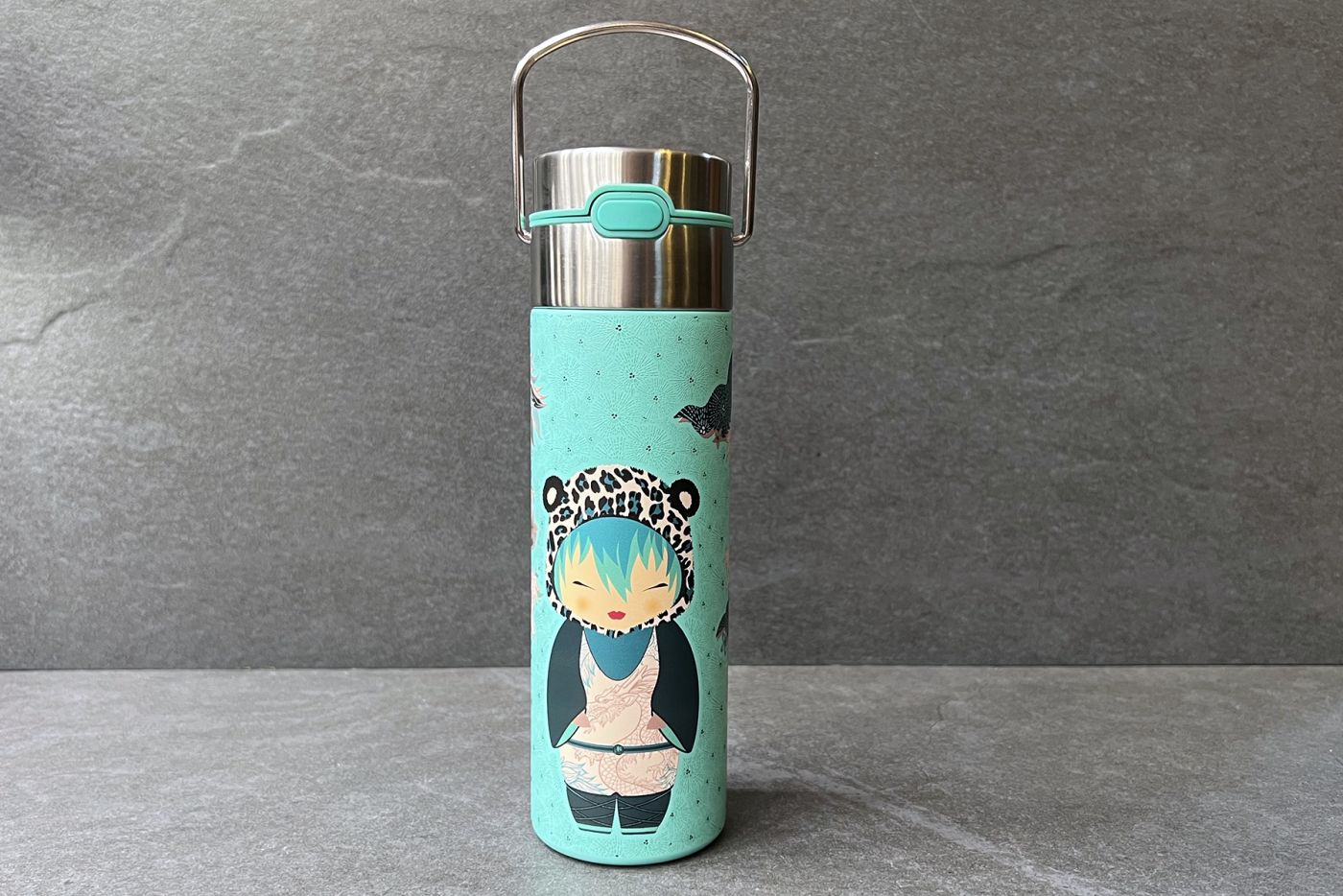 Little Leopard Thermal Infuser Travel Bottle 0.5L