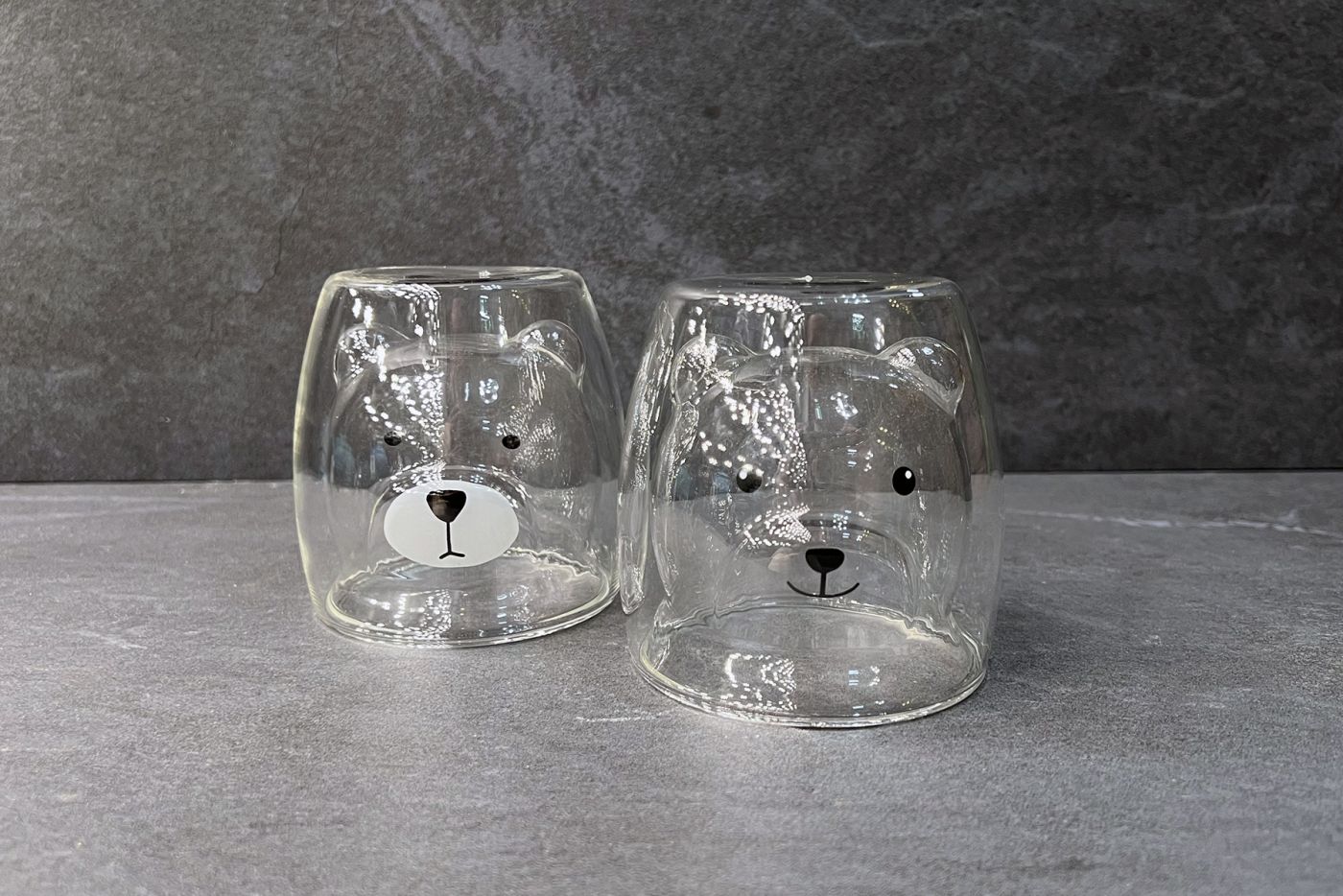Pair of Bears Double Walled Glasses