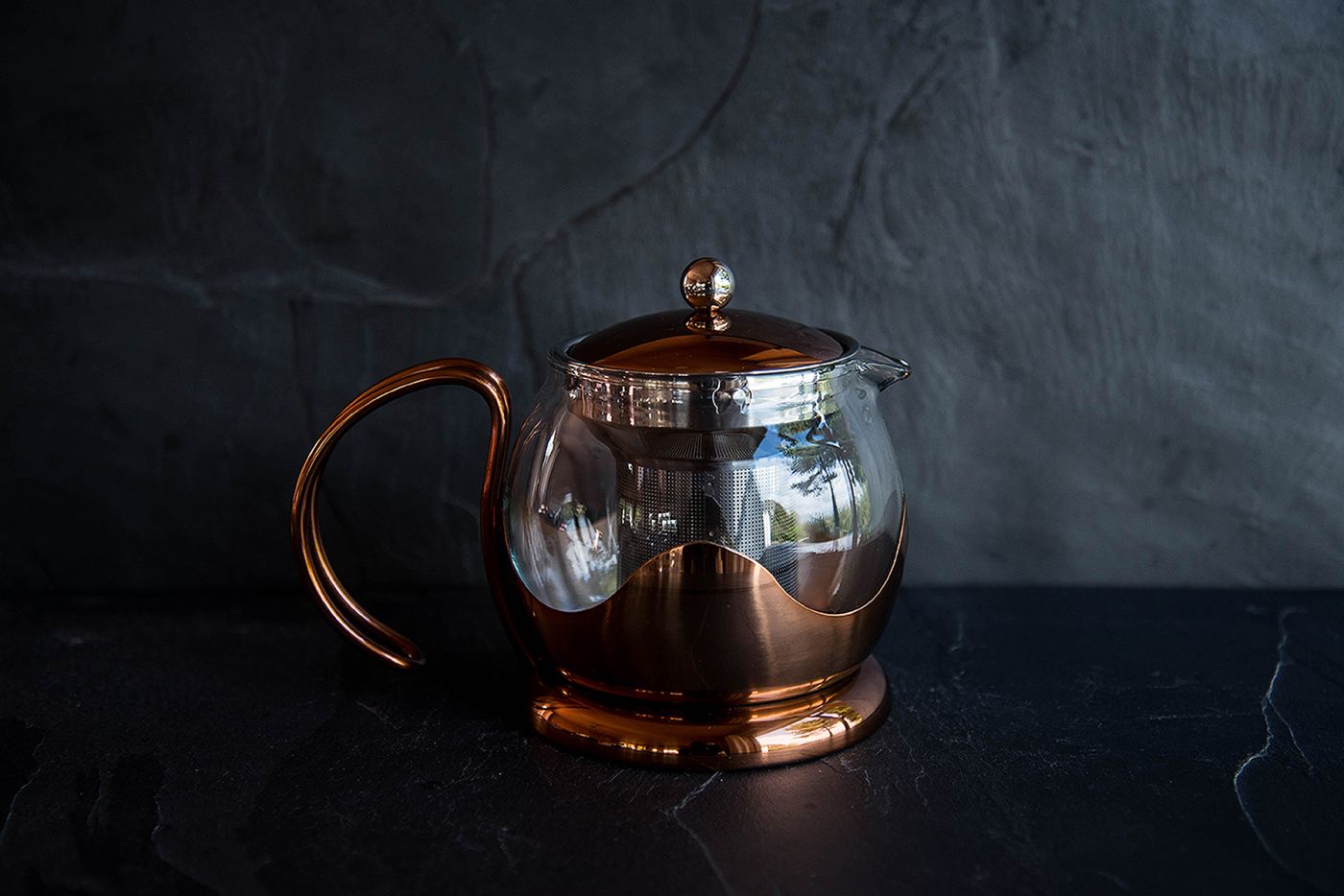 Le Teapot 2 Cup Copper Infuser Teapot