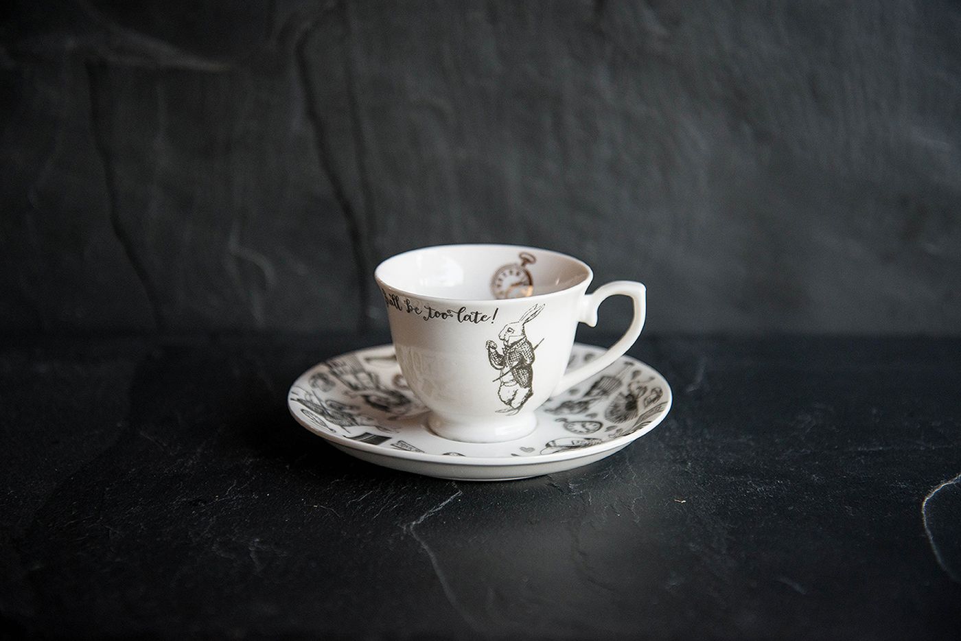 Alice In Wonderland Espresso Cup And Saucer V&A