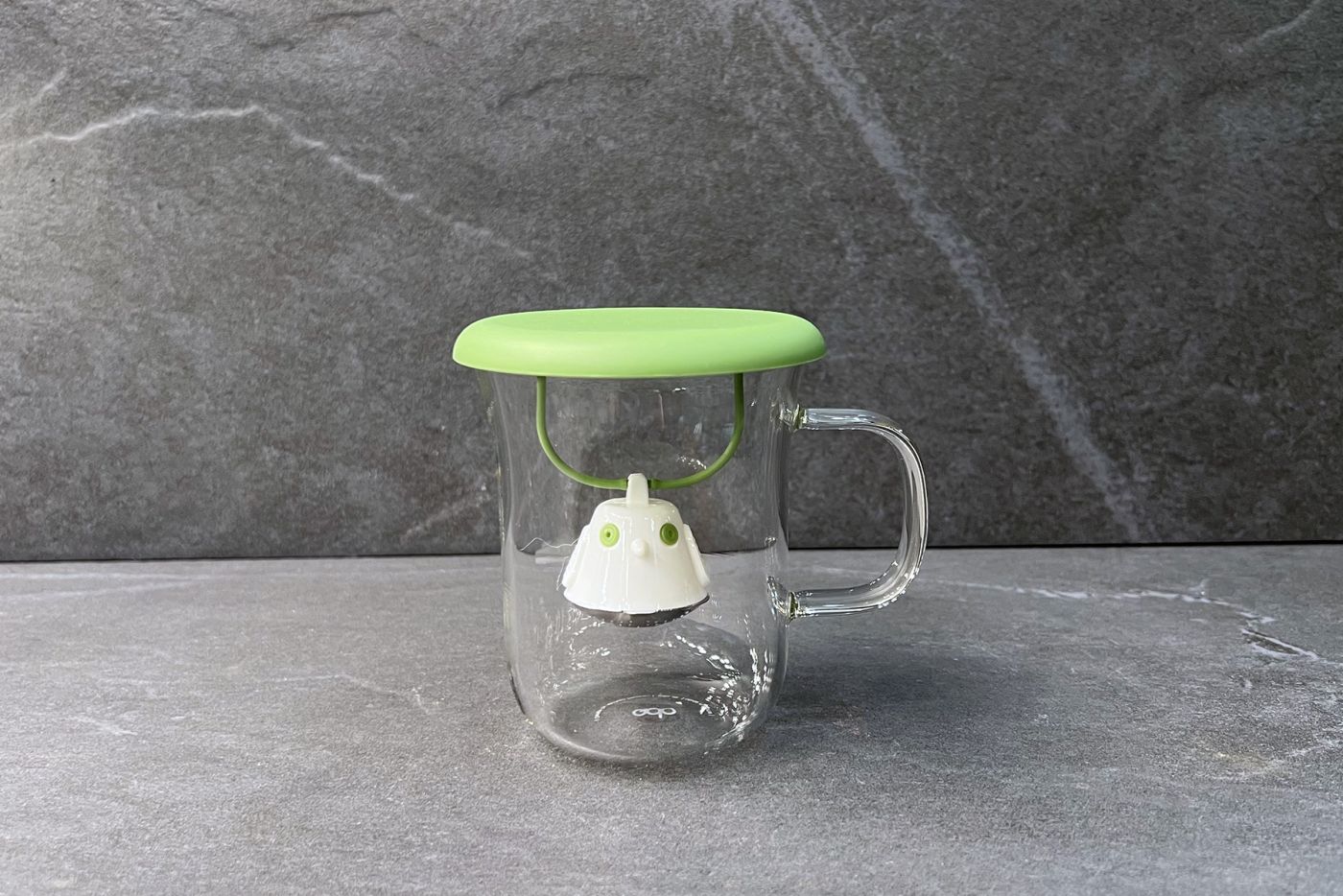 BIRDIE SWING TEA INFUSER & CUP GREEN