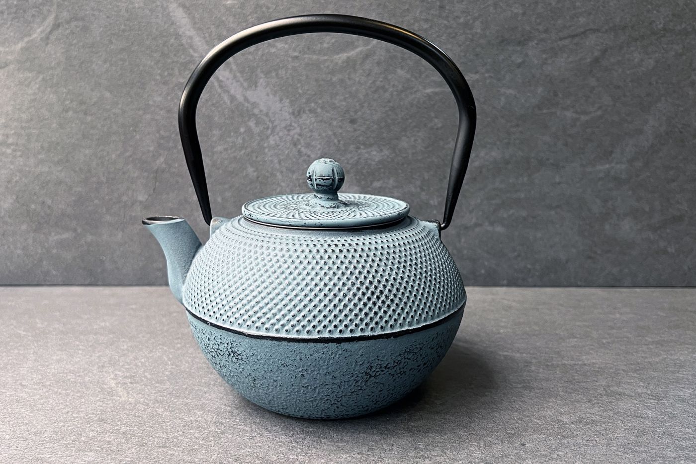 Azul Petrol Blue Cast Iron Teapot 1.2L