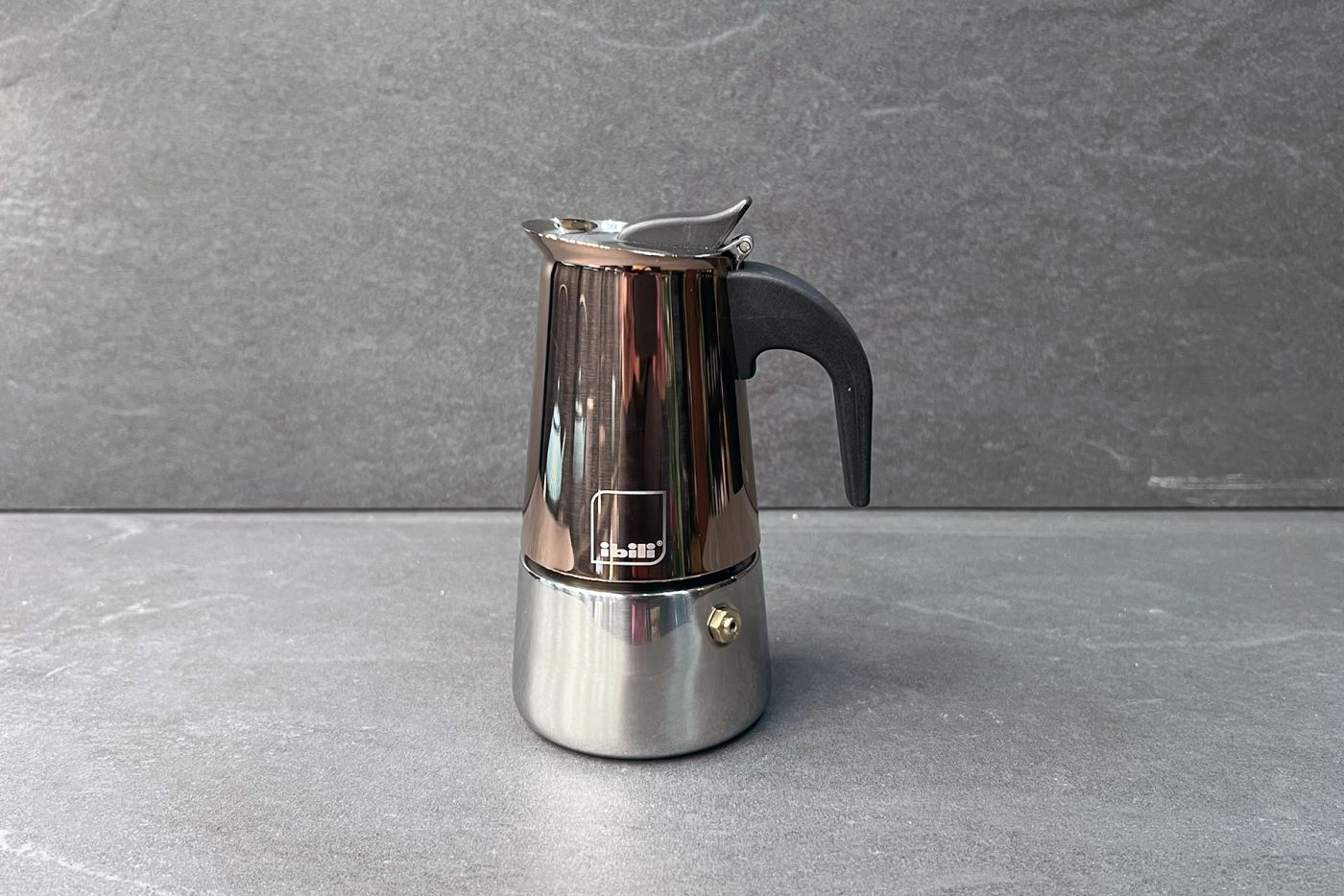 Copper Moka Stainless Steel Espresso Maker 2-Cup