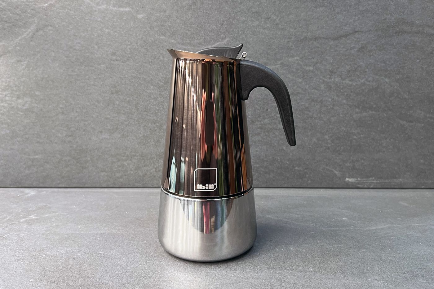 Copper Moka Stainless Steel Espresso Maker 4-Cup