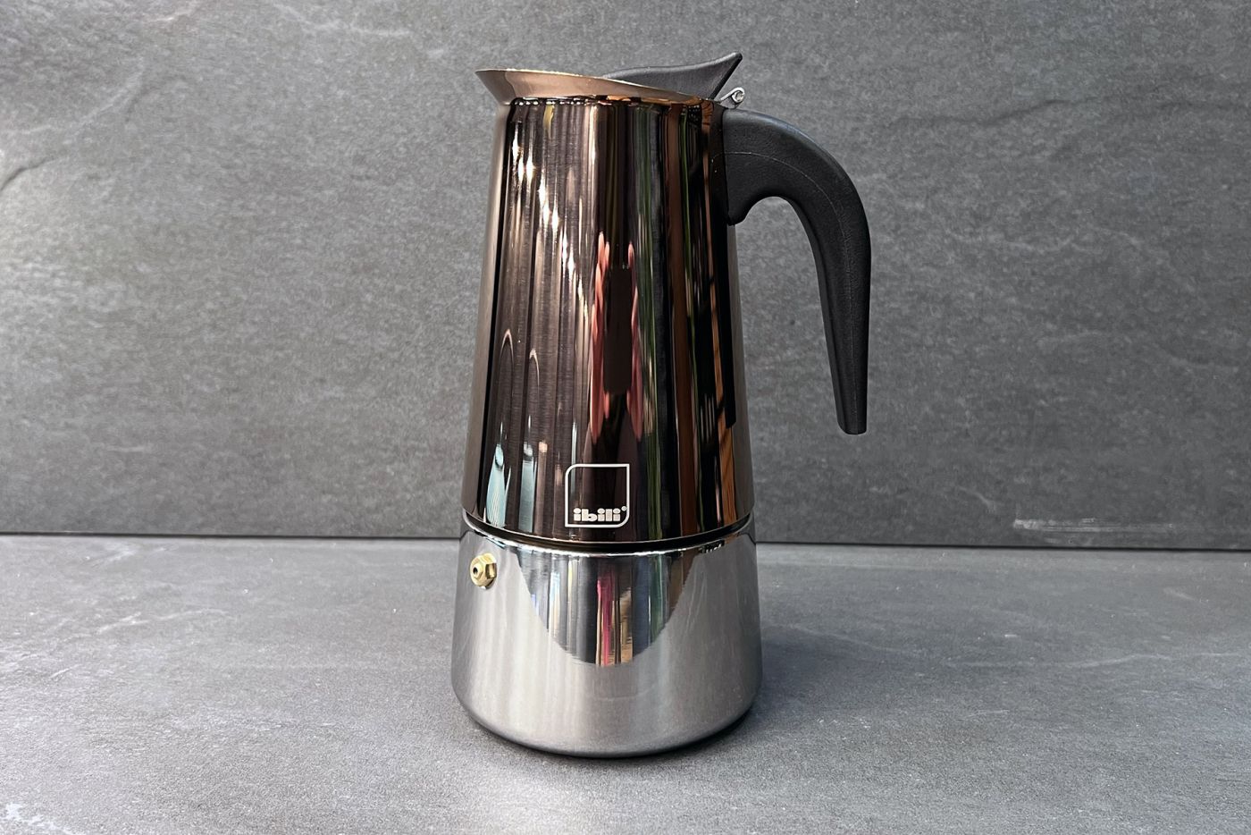 Copper Moka Stainless Steel Espresso Maker 6-Cup