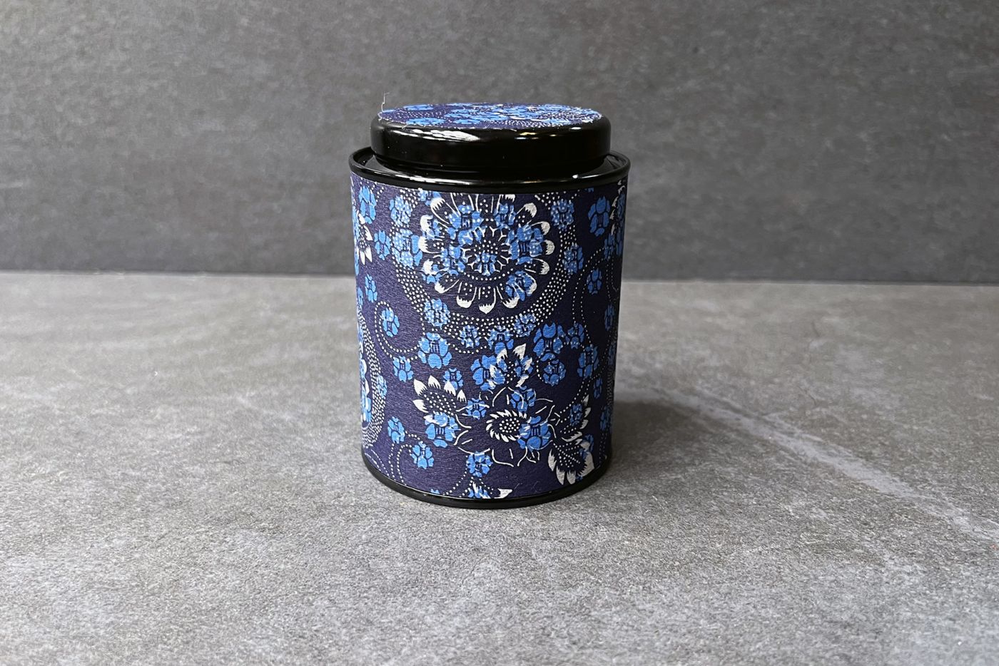 Saki Flower Japanese Washi Tea Caddy 100g