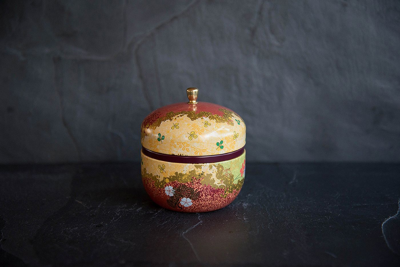 Haruki Bronze Tea Caddy