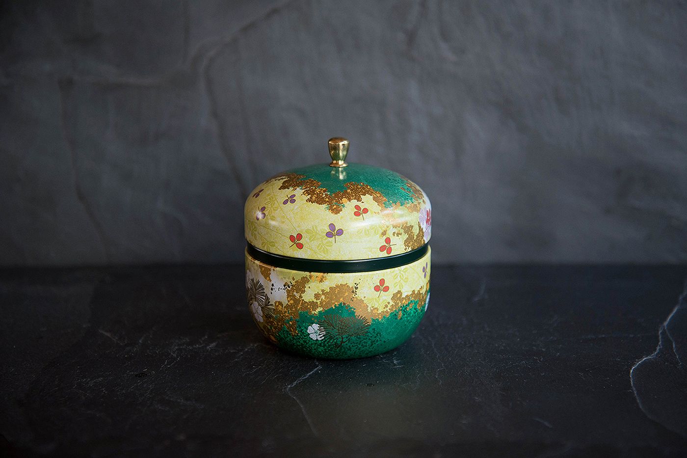 Haruki Green Japanese Tea Caddy