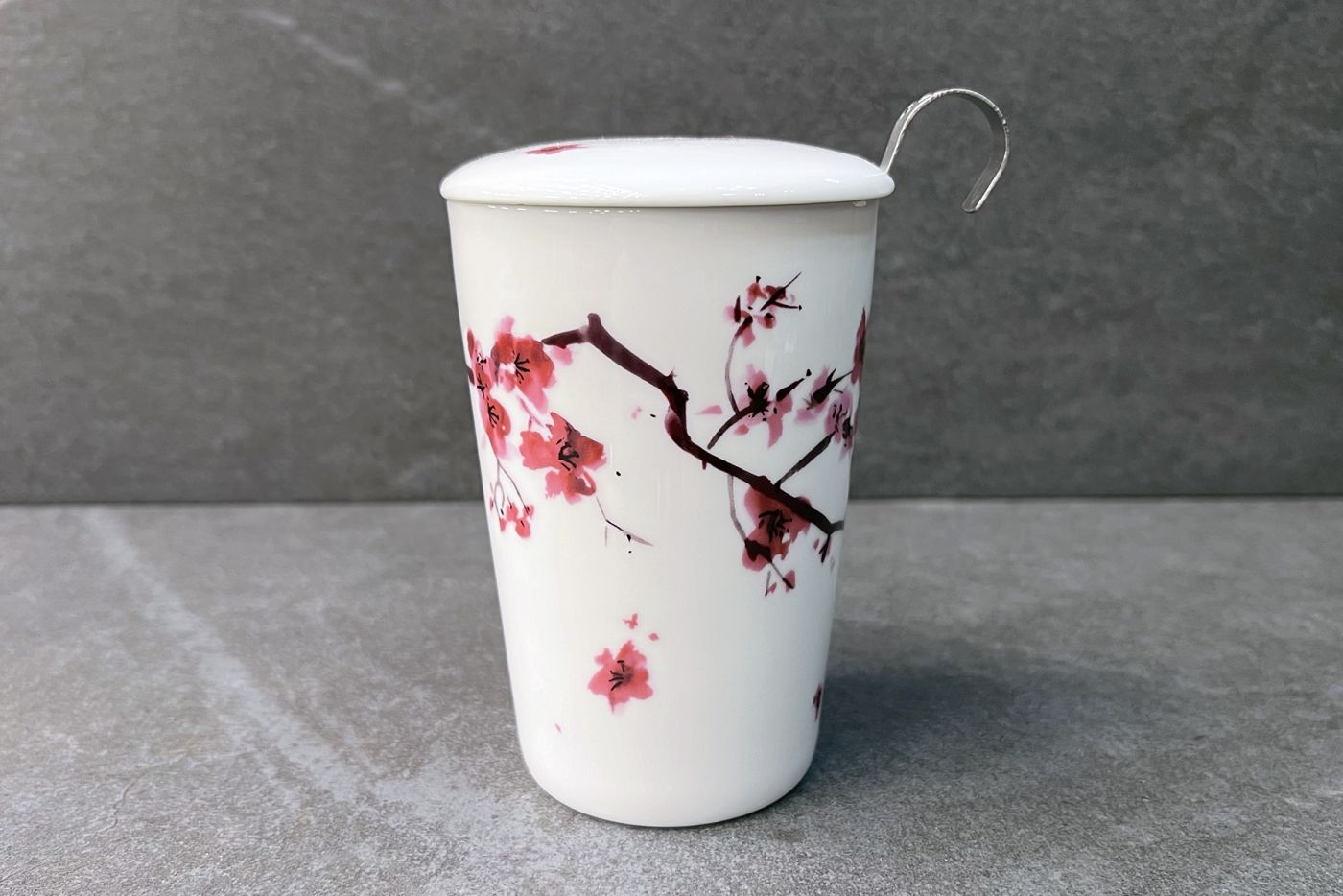 Cherry Blossom Thermal Infuser Mug