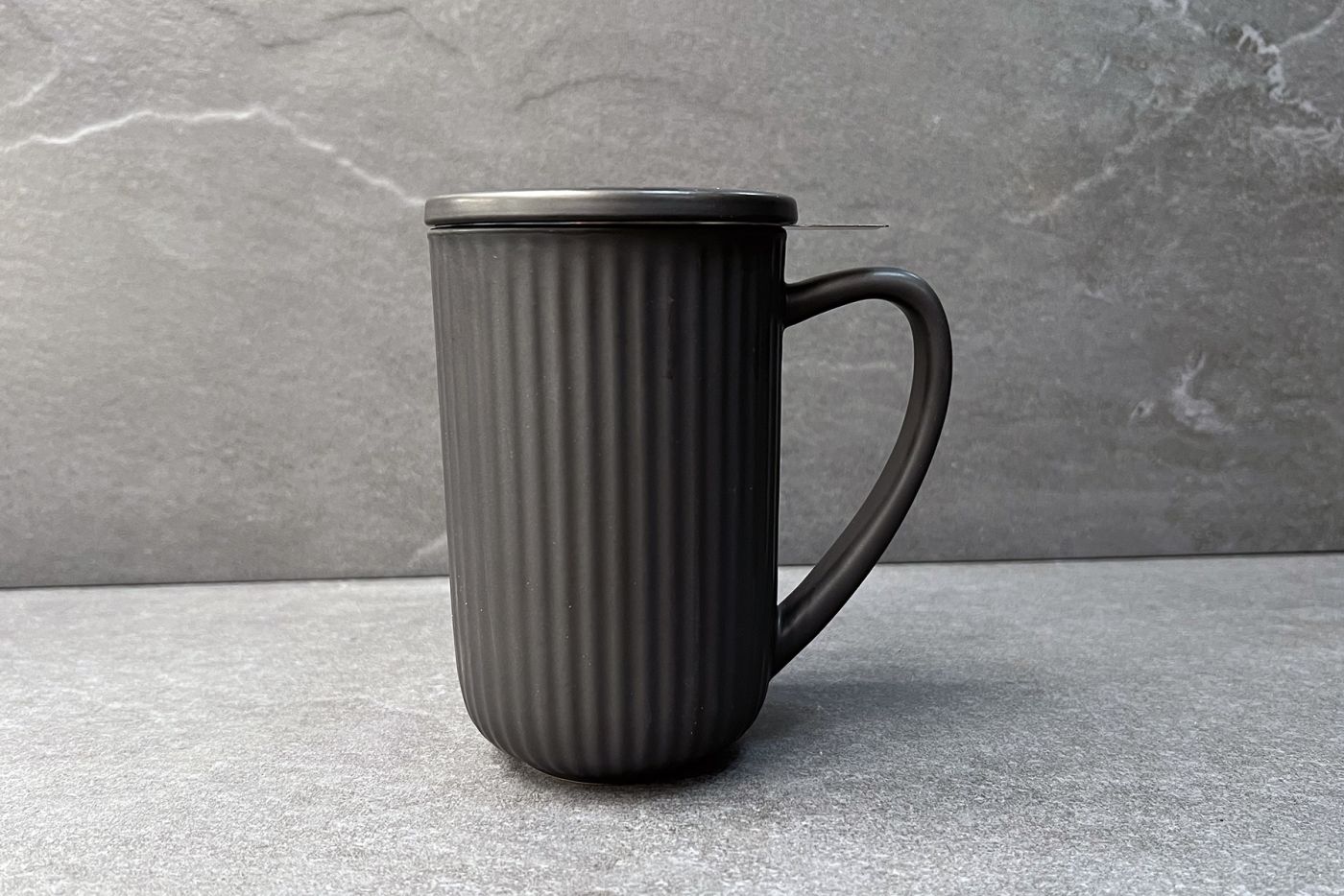 Hi! Black Infuser Mug 600ml