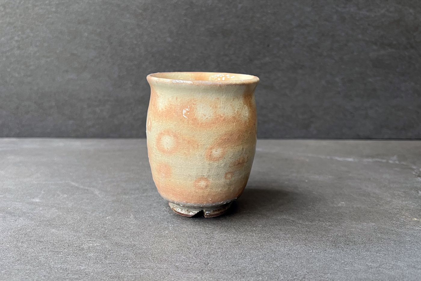 Hagi-Ken Japanese Tea Bowl Rust