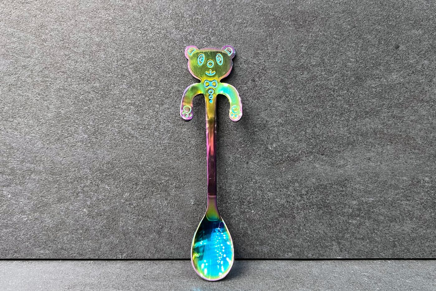 Rainbow Effect Bear Spoon