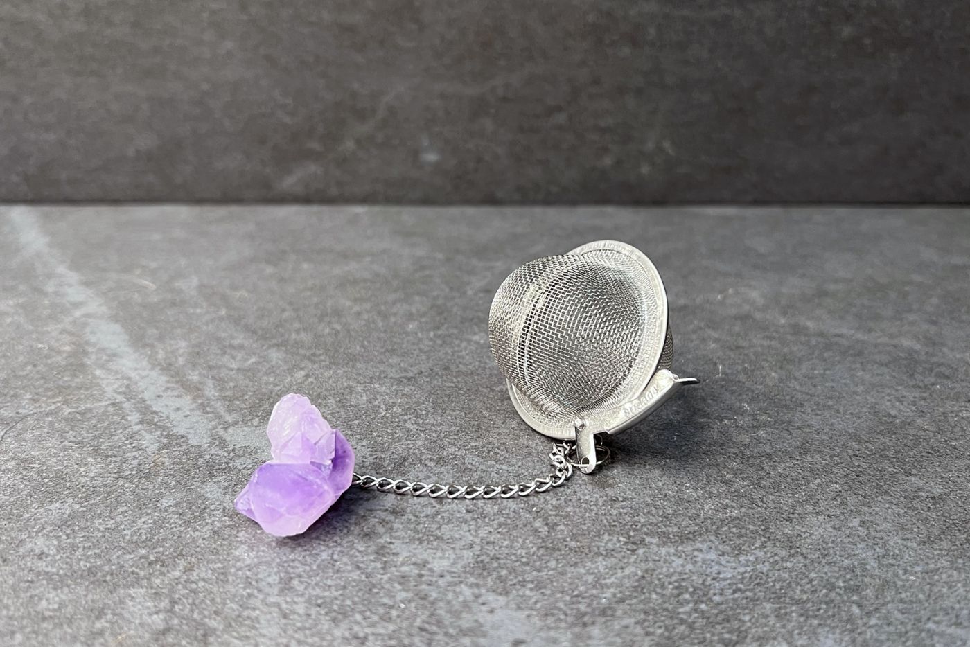 Amethyst Gemstone Tea Infuser Ball