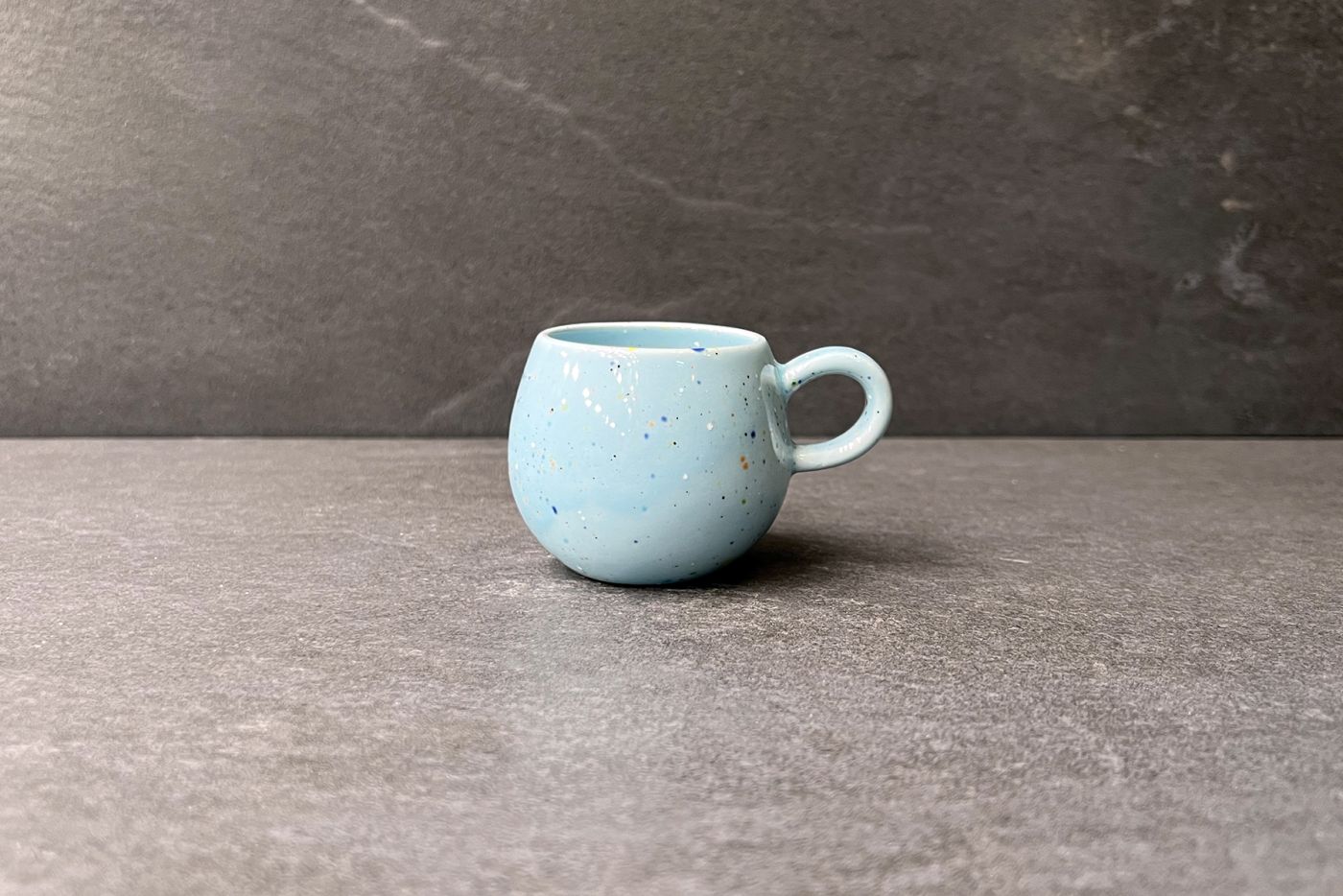 Party Blue Espresso Coffee Mug