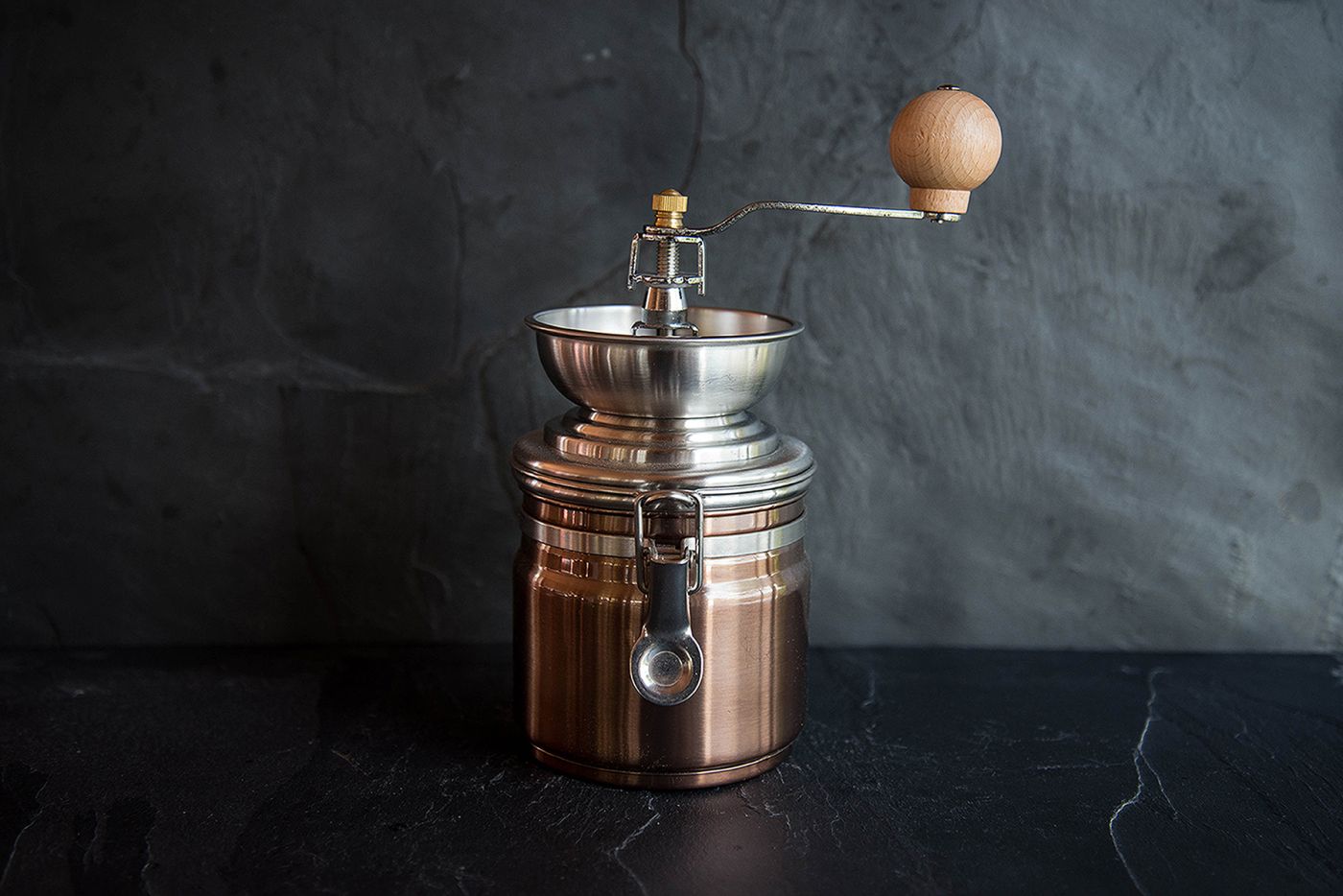 La Cafetiere Copper Coffee Grinder