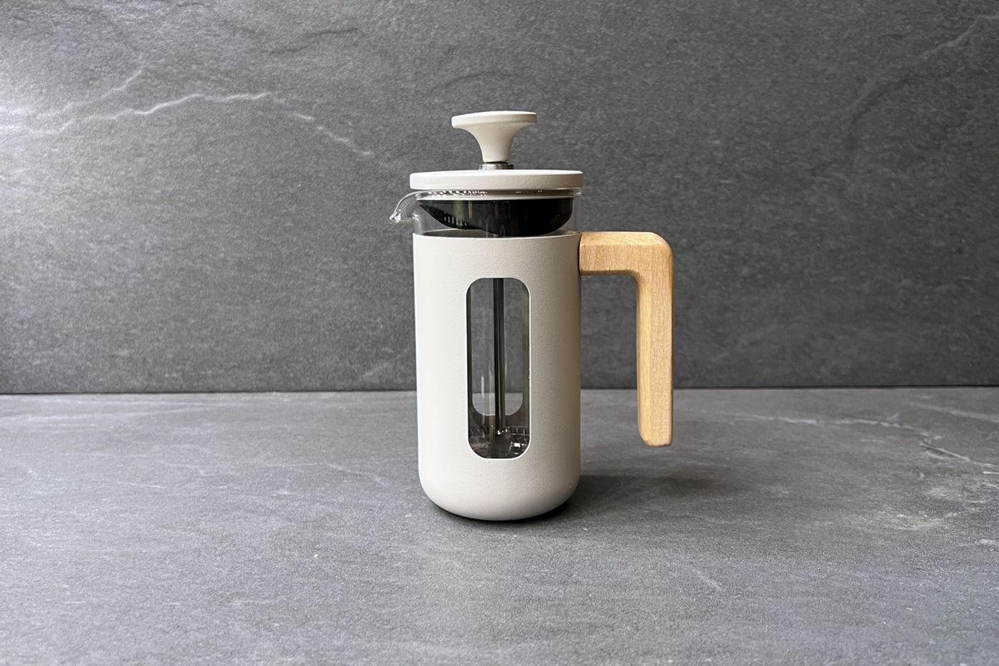 New Pisa 3 Cup Cream Cafetiere