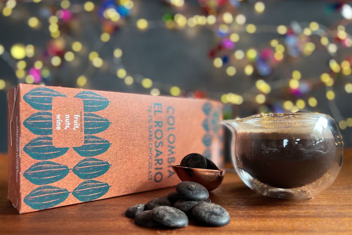 Colombia El Rosario Dark Chocolate Buttons 78.5% 200g