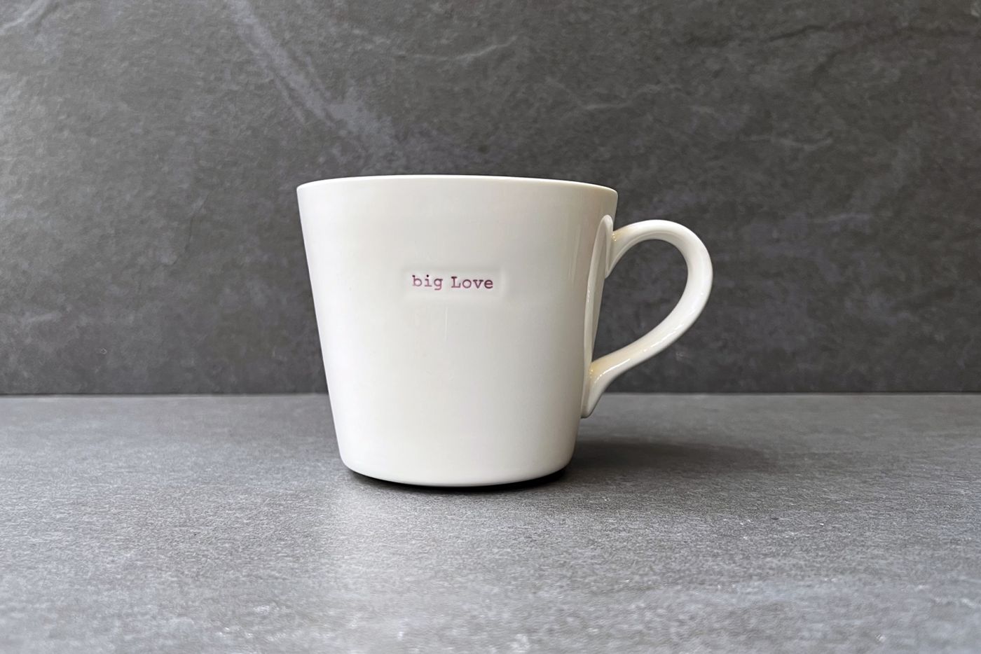 Big Love Typewriter Bucket Mug 500ml