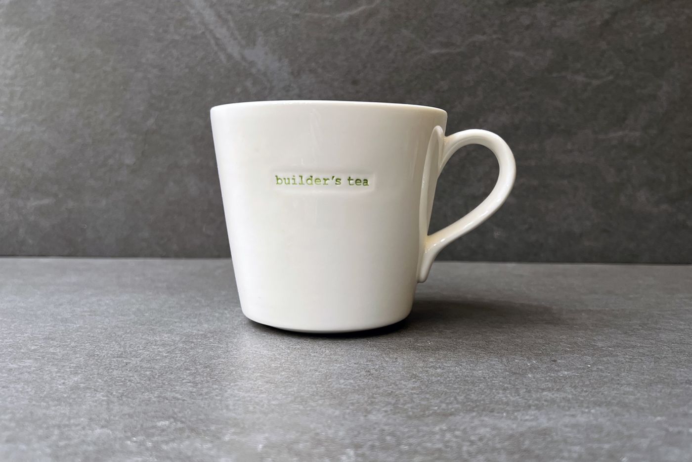 Builder's Tea Typewriter Large Bucket Mug 500ml