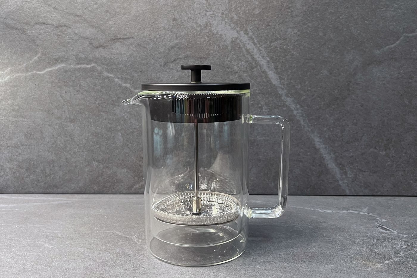 Helya Double Walled Glass Cafetiere 800ml