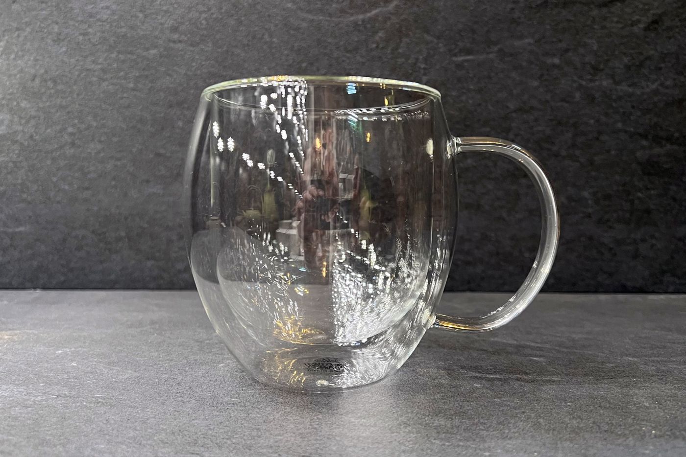 Double Walled Glass Mug 500ml