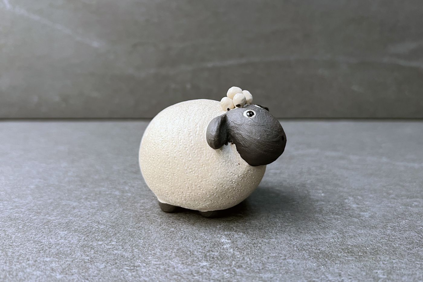 Gentle Grazer Sheep Tea Pet Traditional Yixing Clay