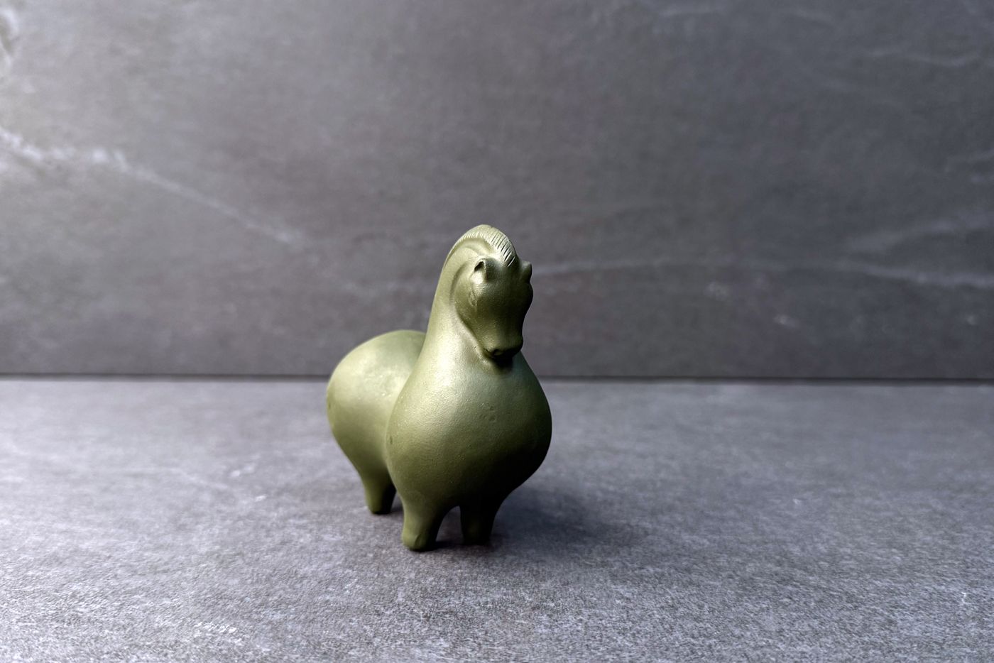 Green Horse Tea Pet Traditional Yixing Clay