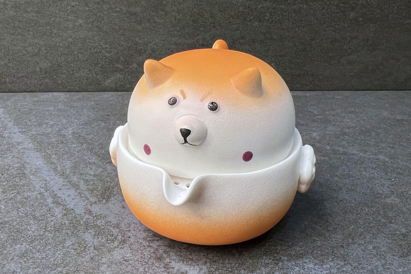 Orange & White Shiba Inu Gongfu Tea Set