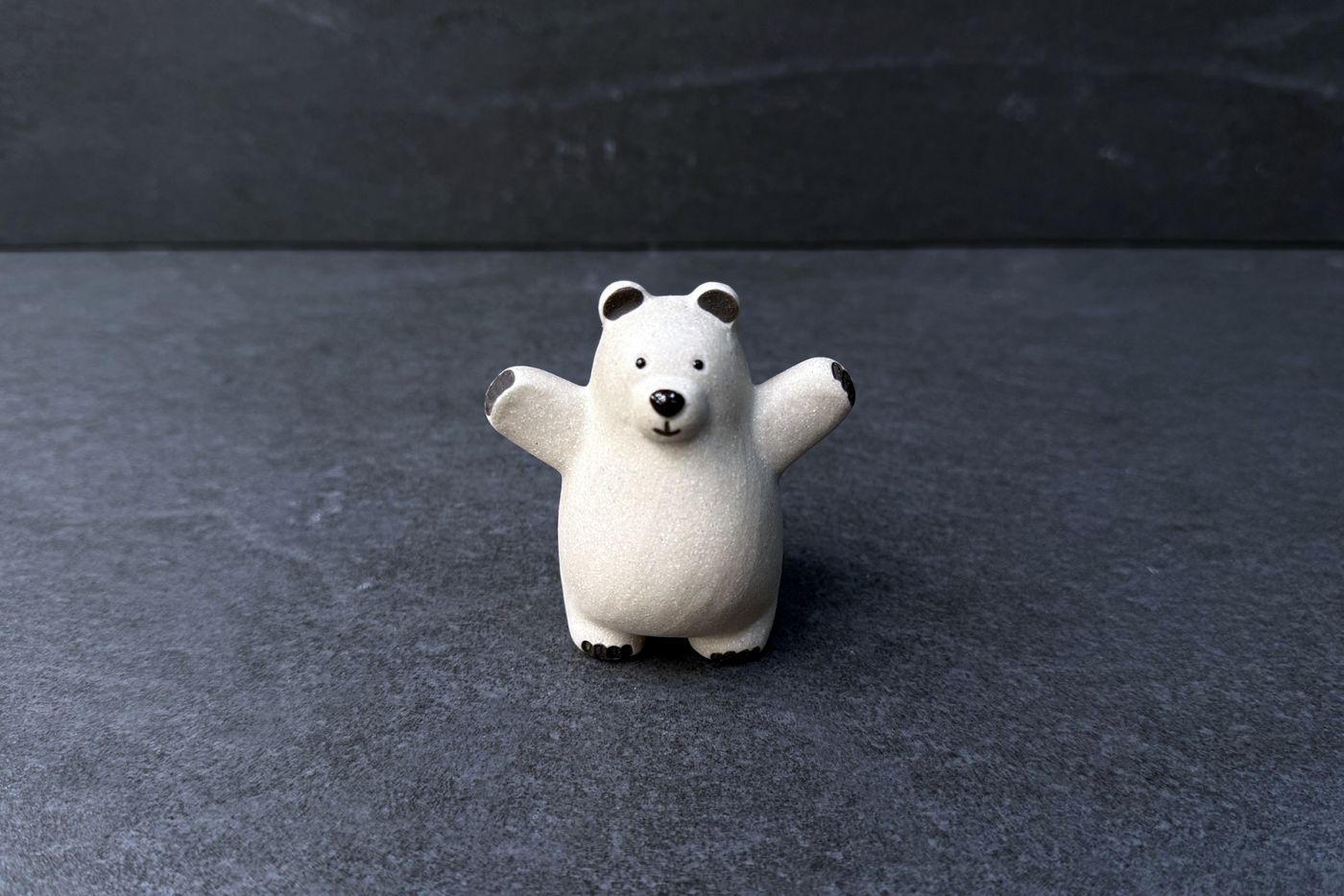 Baby Polar Bear Tea Pet Traditional Yixing Clay