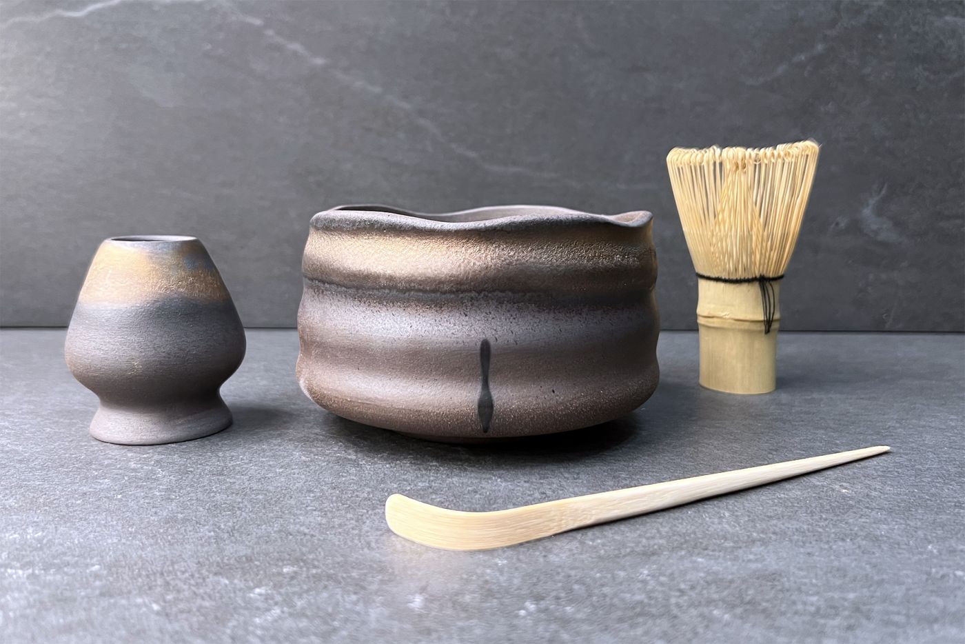 Copper Edge Matcha Tea Set