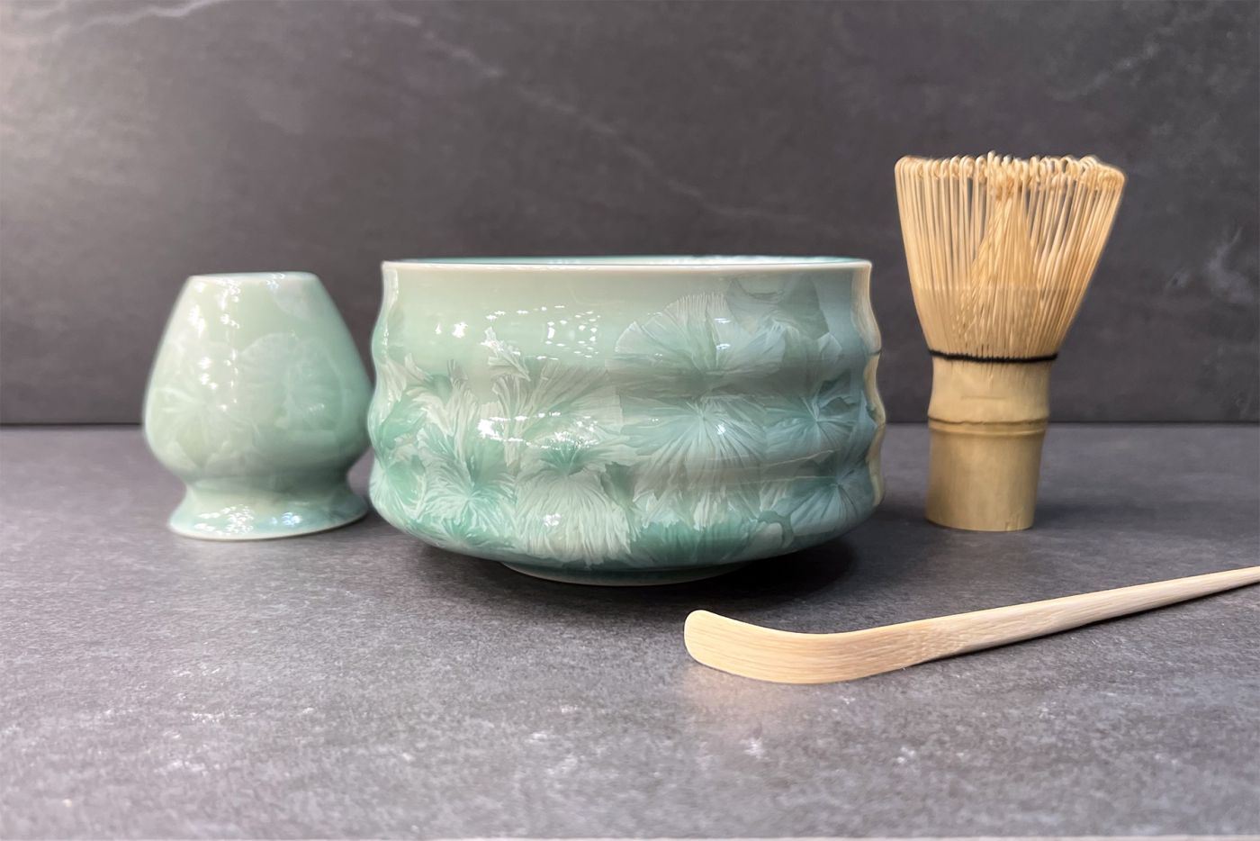 Crystal Green Matcha Tea Set