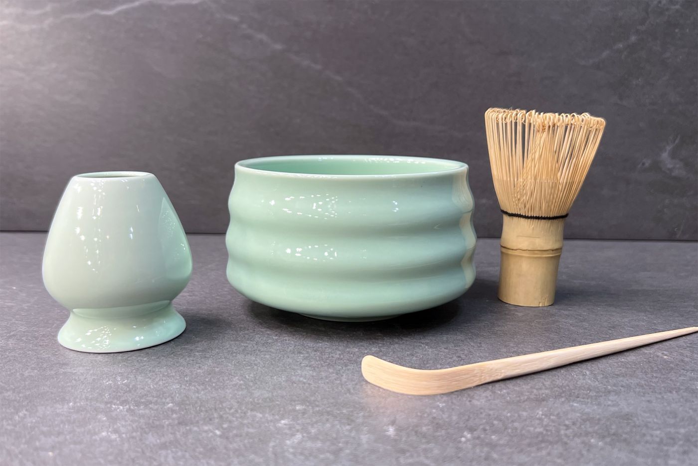 Mint Glaze Matcha Tea Set