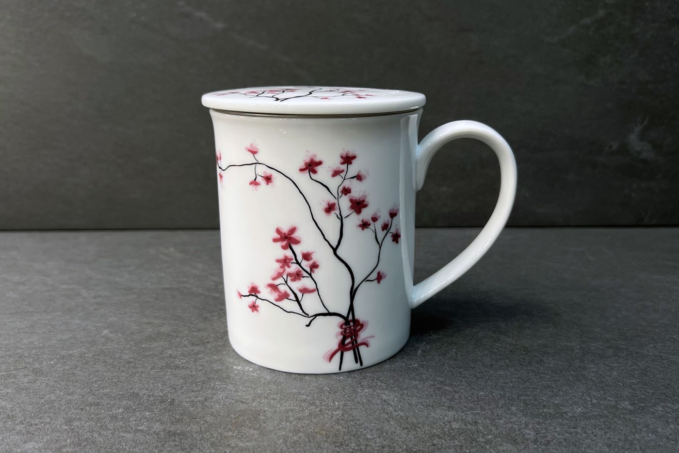 Cherry Blossom Infuser Mug 500ml