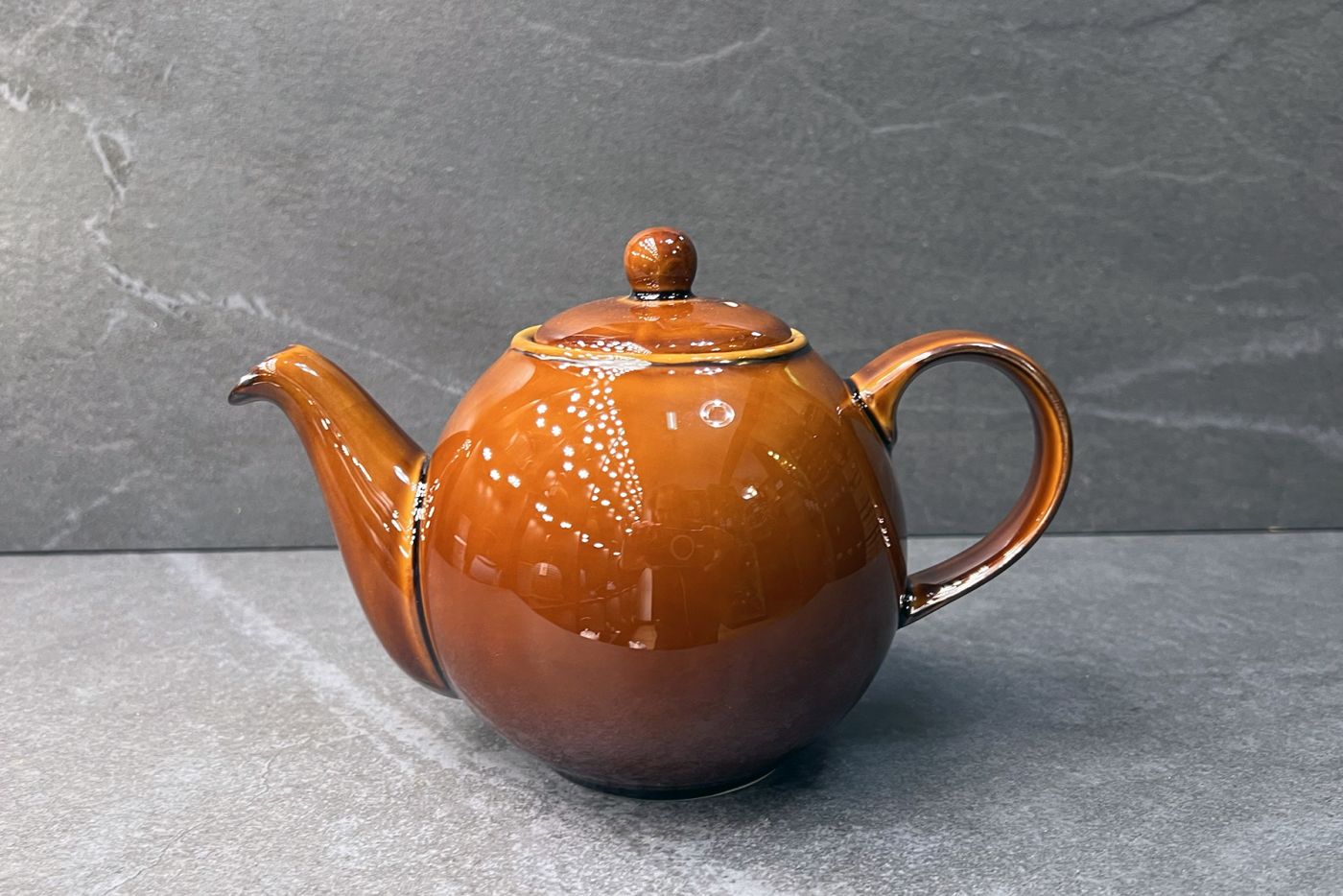 Globe Brown 4 Cup Teapot