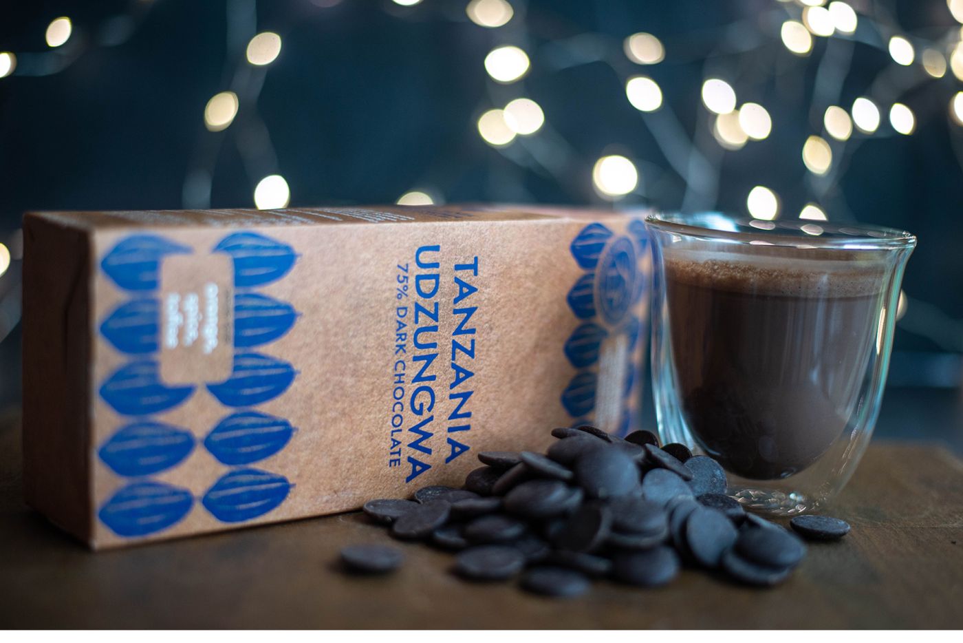 Tanzania Udzungwa Dark Chocolate Buttons 75% 200g